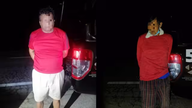 Los dos hombres fueron trasladados a la Fiscalía de Campeche