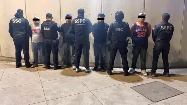 Detienen a cuatro personas con más de una tonelada de marihuana en la CDMX.