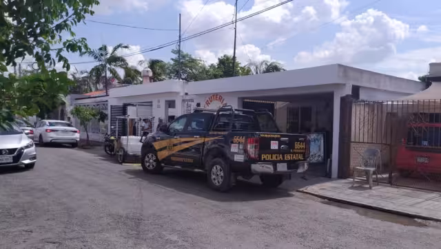 Al lugar llegaron elementos de la SSP y de la FGE Yucatán