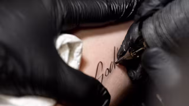 Muchos de estos tatuajes fueron de frases relacionadas con la religión. Foto: Especial