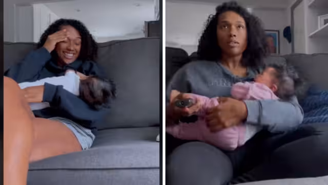 La madre asegura que su hija se calma con la canción de Peso Pluma