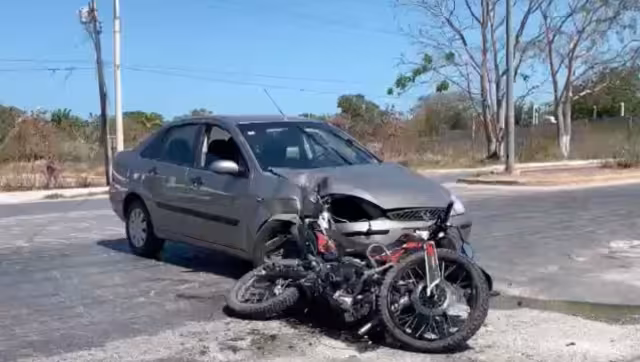 El responsable del choque no fue identificado ya que huyó del lugar