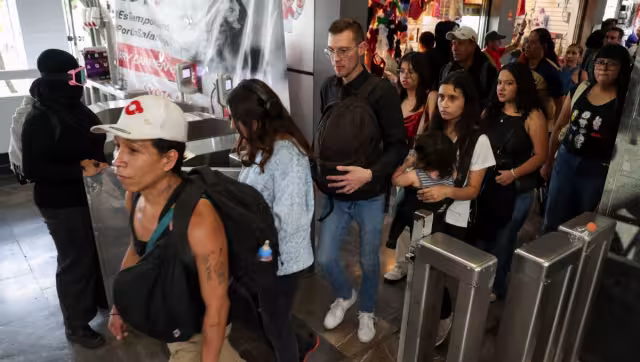 Los manifestantes señalaron que buscan llamar la atención sobre las condiciones del servicio en la Línea 3, una de las más utilizadas por la comunidad universitaria