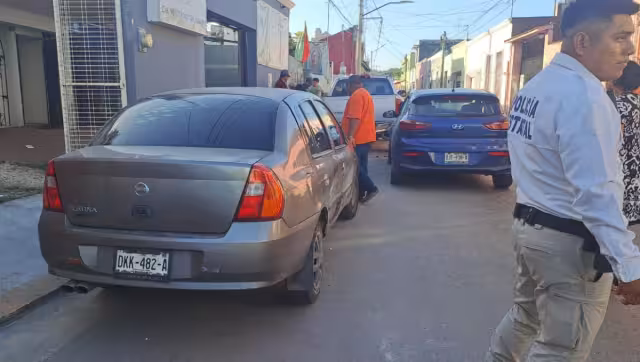 Al lugar llegaron elementos policiales para auxiliar en el lugar