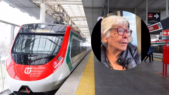 La abuelito recordó los viajes en tren que antaño hacía con su mamá