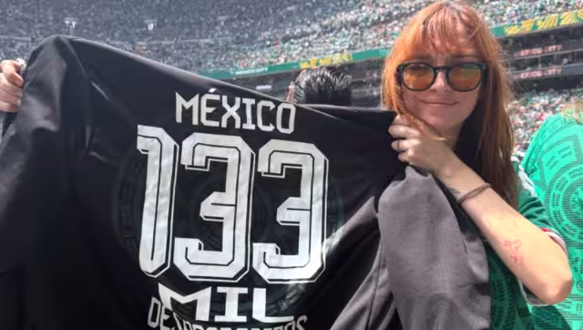 Regina Blandón lleva mensaje por los desaparecidos a la inauguración de la Copa Mundial 2026