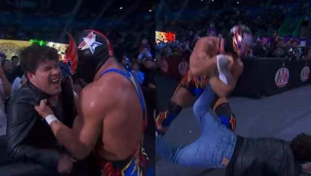 Luchador de la AAA agrede a comediante ciego en plena función.