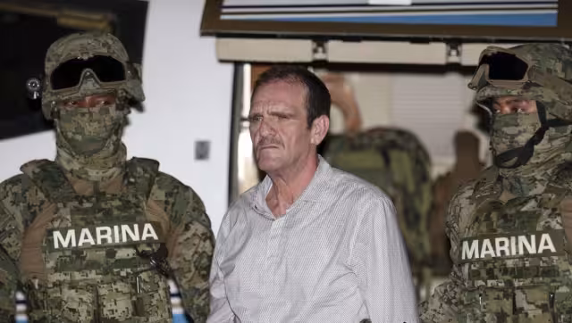 Héctor Palma Salazar, alías 'El Güero', durante su detención en 2016. Foto: Especial