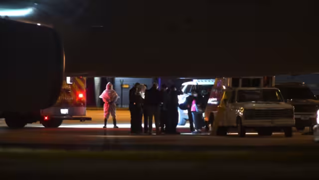 Las personas fueron evacuadas desde la isla de Tenerife, en España, mediante un vuelo de repatriación médica del gobierno estadounidense