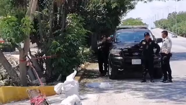 Personal del servicio Médico Forense (Semefo) se encargó del levantamiento del cadáver