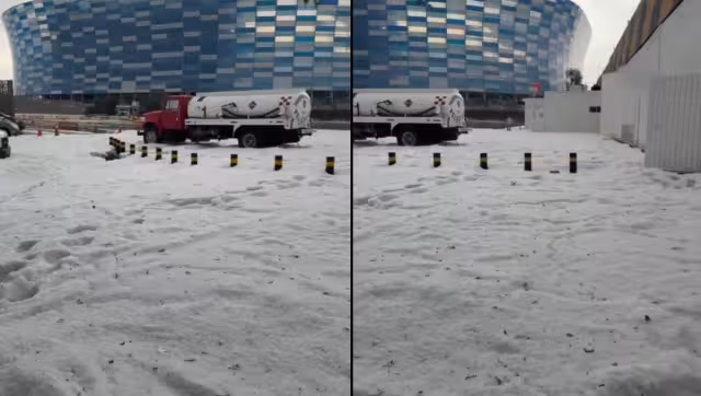 Así quedó la Angelópolis tras la granizada de este martes en Puebla.
