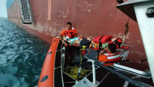 Al arribar al punto de encuentro el personal naval procedió a efectuar las maniobras de evacuación