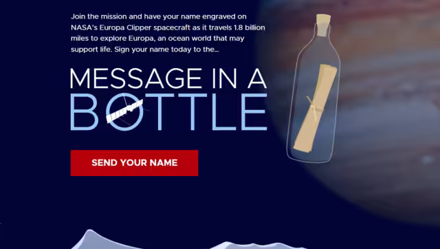 El mensaje en la botella podrá ser firmado por quien quiera. Foto: Especial