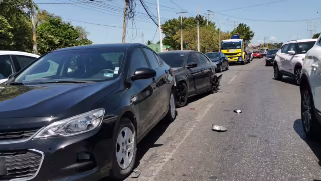 No se reportó ninguna persona lesionada en el accidente de tránsito