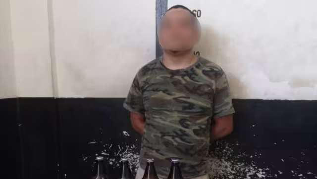 Detuvieron a un sujeto en la zona Oriente por violar la Ley Seca establecida