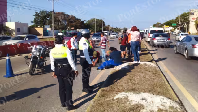 La persona responsable del percance intentó darse a la fuga