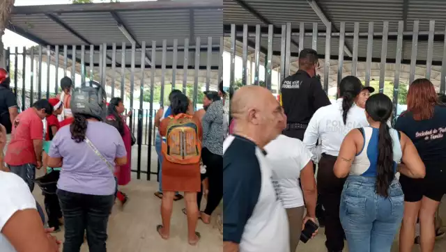 Elementos de la Policía Municipal de Kanasín arribaron al sitio