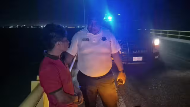 Joven es resguardado tras ser hallado en estado vulnerable sobre el Puente Zacatal