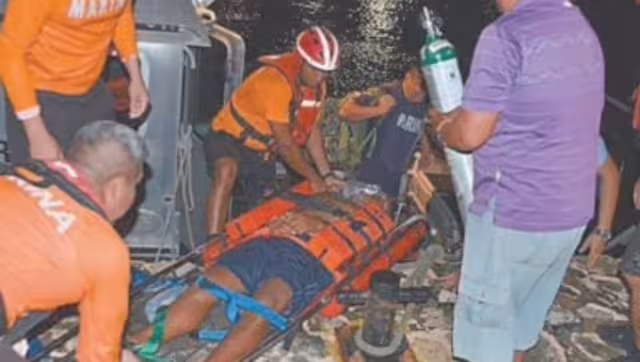 El pescador sufrió un incidente de salud y fue atendido de urgencia