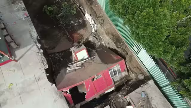 Hace cinco días se reportó la aparición de un socavón en la misma zona de la ciudad