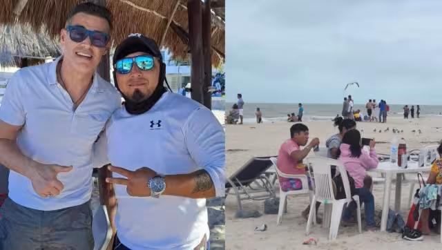 Entre estos días también hubo el festejo de una boda en la playa