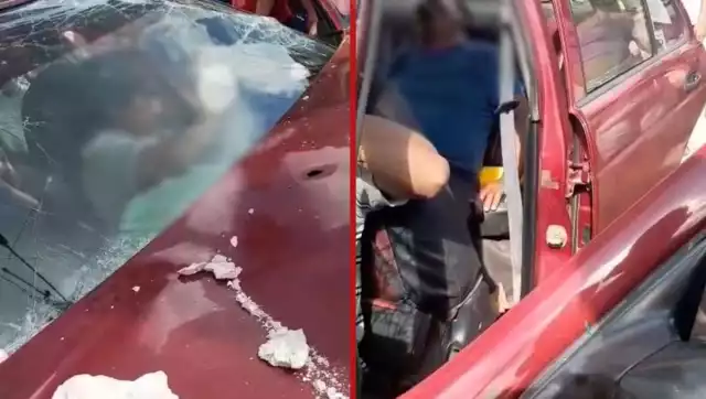 Accidente en comunidad indígena moviliza a vecinos y autoridades de Tránsito Municipal