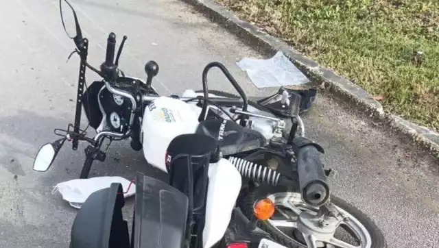 El motociclista fue trasladado a un centro médico de Chetumal