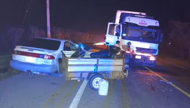 El saldo del accidente fueron daños materiales y un lesionado