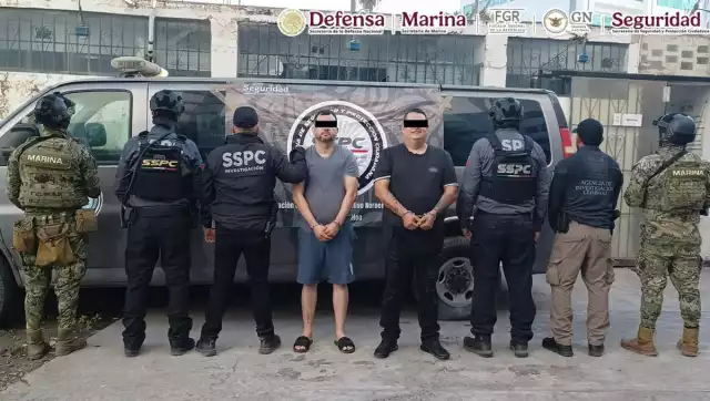 Tras su captura, ambos sujetos fueron puestos a disposición del Ministerio Público federal, donde se definirá su situación jurídica