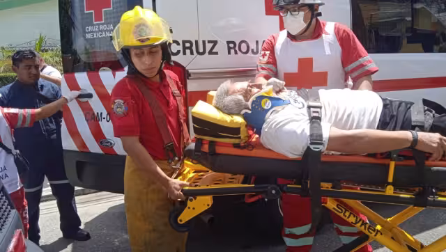 El hombre salió a calentar el motor y no se dio cuenta que tenía velocidades