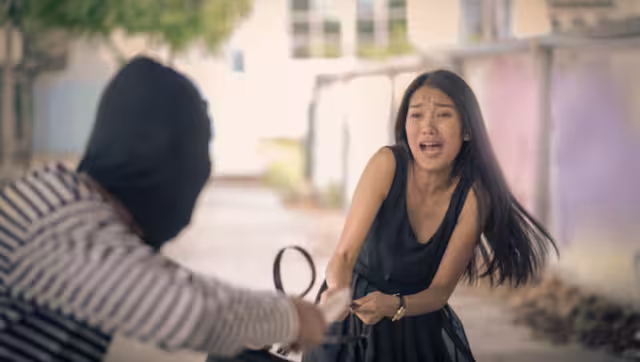 Pese al regaño, los ladrones huyeron con lo robado