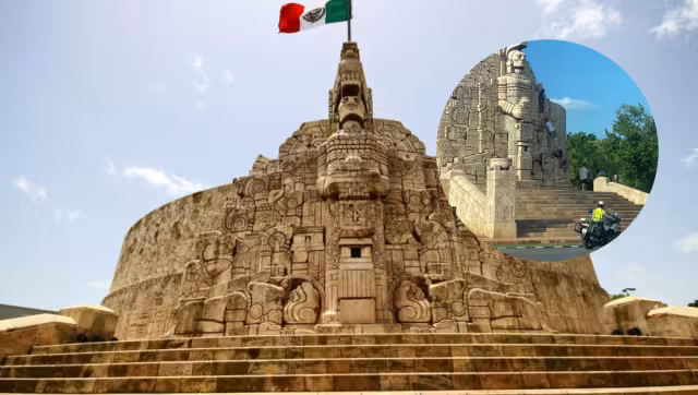 El Monumento a la Patria es uno de los más icónicos de Mérida