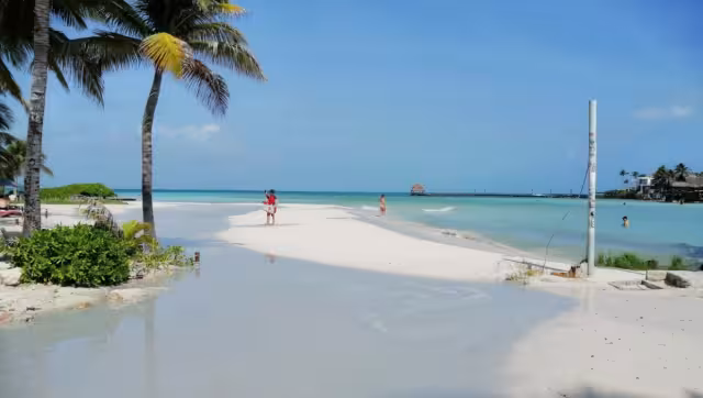 Se perdieron de tres a cinco metros de ancho en los balnearios de la parte Norte y Centro de Ia ínsula; en la desembocadura de la calle Zazil-ha hubo anegación.