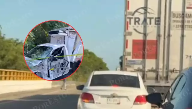 Carretera 180 registra nuevo choque entre Sabancuy y Champotón; no hubo fallecidos