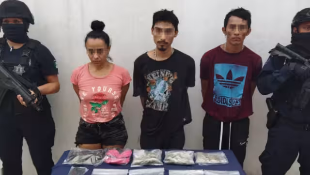 Se les hallaron 56 dosis de sustancias ilícitas en sus pertenencias