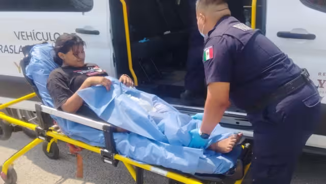 Elementos de la SSP brindaron apoyo tras recibir el reporte en un punto de revisión