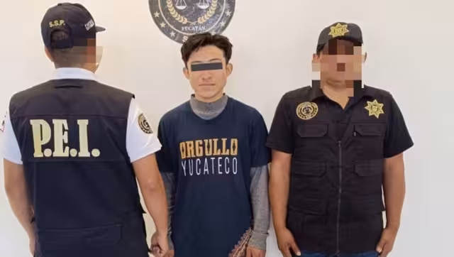 El joven quedará a disposición de la FGE Yucatán