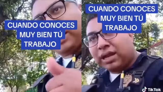 Usuarios aclamaron la forma de actuar del policía de la CDMX