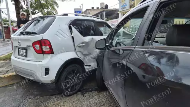 Accidente en avenida 56 provoca congestión vehicular en Campeche