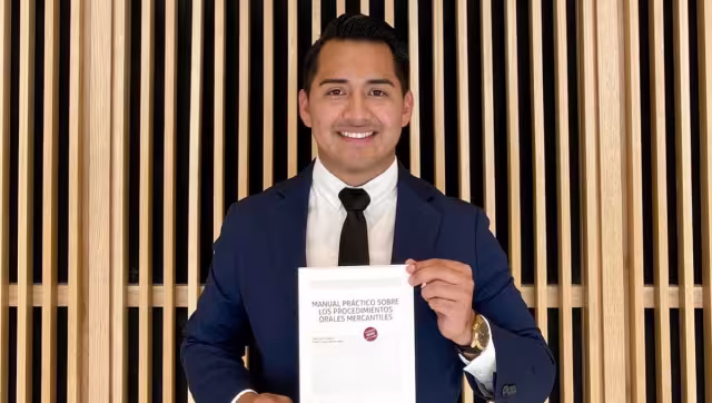 Para participar en la convocatoria, Reyes Vázquez tuvo que exponer sus contribuciones al derecho