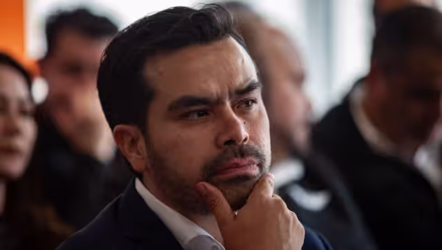 Jorge Álvarez Máynez, dirigente nacional de Movimiento Ciudadano (MC)