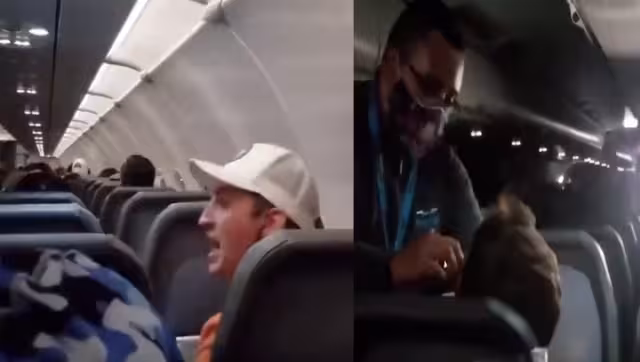 El pasajero ebrio se violentó y golpeó al sobrecargo, quien recibió un puñetazo por parte del hombre.