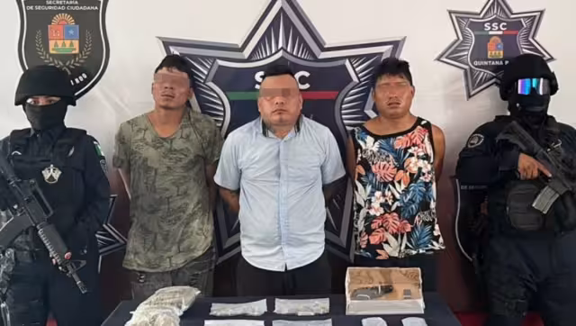 Fueron reportados al número de emergencias 911 por transitar encapuchados y armados