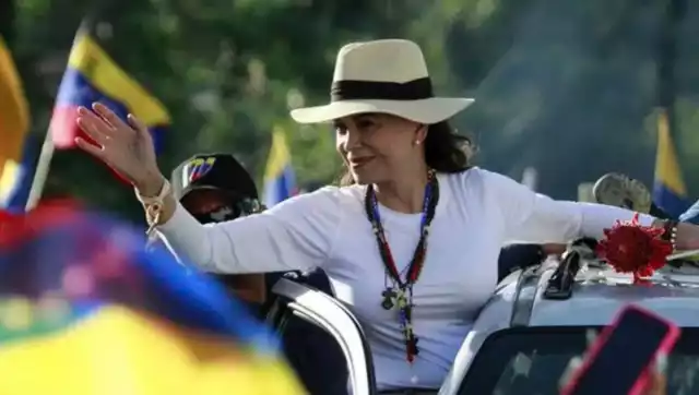 María Corina Machado, lideresa de la oposición venezolana y ganadora del Premio Nobel de la Paz 2025