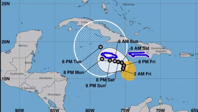 Autoridades vigilan a Melissa, que podría alcanzar categoría 5 y tiene una trayectoria errática en el Caribe