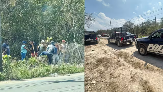 La gente ingresó a pesar de los sellos de la FGE. (POR ESTO!) 
Los invasores hicieron uso de maquinaria pesada