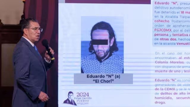 Luis Rodríguez Bucio, subsecretario de Seguridad Pública de México, destacó en su informe de este martes la captura de Eduardo 'N', 'El Chori', líder de La Unión Tepito