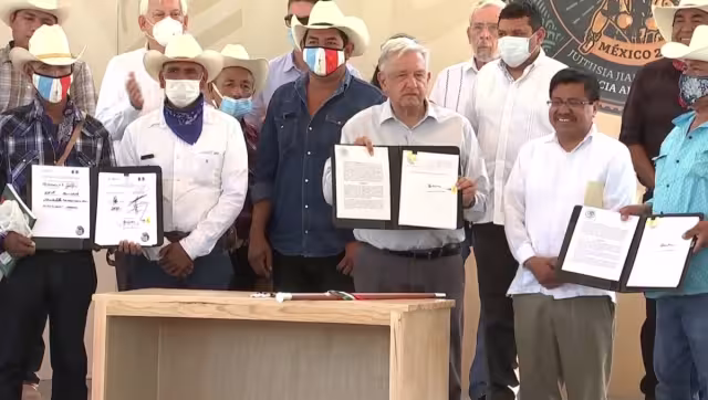 El presidente Andrés Manuel López Obrador indicó que, a más tardar en diciembre de 2023, quedarán concluidas las obras para el bienestar del pueblo Yaqui, en Sonora