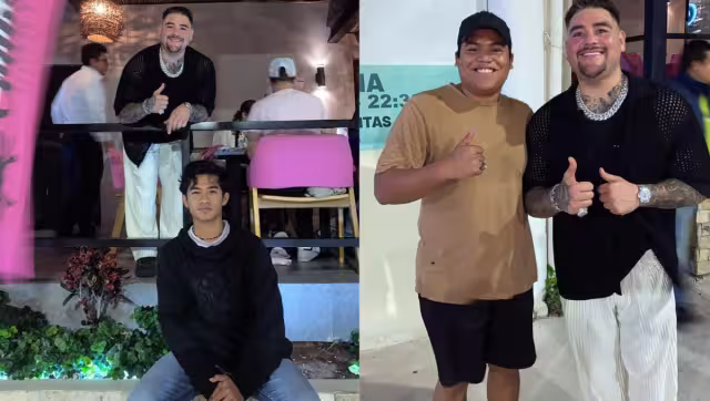 El boxeador se encontraba en un restaurante de Progreso con su familia