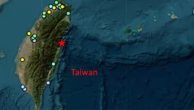 Estas fueron las coordenadas del sismo en Taiwán
